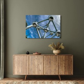 Obraz - atómium v Bruseli (90x60 cm)