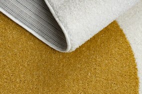 Koberec FUSION 7157 biely / zlatý