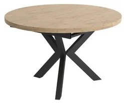 Jedálenský stôl MONI - dub sonoma/čierna