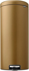 Nášľapný oceľový odpadkový kôš v mosadznej farbe 30 l NewIcon – Brabantia