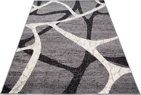 TA Koberec D319C GRAY CHEAP PP CRM Sivý Obdĺžnikový Rozmer: 80x150 cm