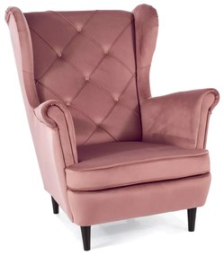 Staroružové TV kreslo LADY VELVET