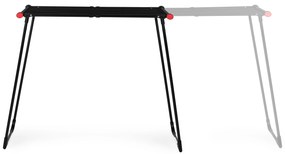 ModernHome Teleskopický sušiak na bielizeň 19-metrový - čierny