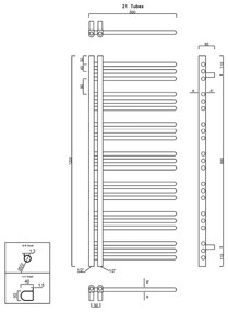 Sapho Sapho, DORLION vykurovacie teleso 500x1200mm, chrom, 1130-11