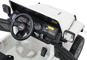 Elektrické autíčko Jeep Wrangler Rubicon LIFT biele