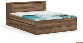 Drevona, posteľ, REA AMY 160, biela