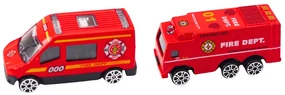 LEAN TOYS Pretekárska dráha Lora Odťahové vozidlo 2v1 - červená