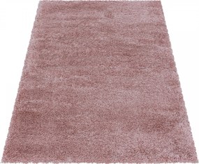 Ayyildiz, AKCIA: 160x230 cm Kusový koberec Fluffy Shaggy 3500 rose, ružová, obývacia izba