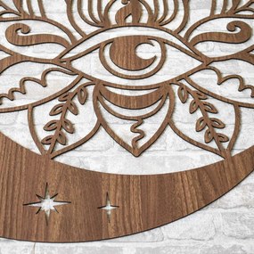 DUBLEZ | Originálny drevený obraz - Mesačné oko