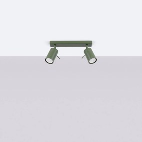 Zelené bodové svietidlo 6x30 cm Etna – Sollux