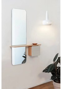 Predsieňová zostava v dekore duba v bielo-prírodnej farbe One More Look – UMAGE