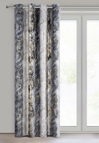 ZATEMŇOVACÍ ZÁVES NA KRÚŽKOCH SOFI 135X250 CM VZOROVANÁ
