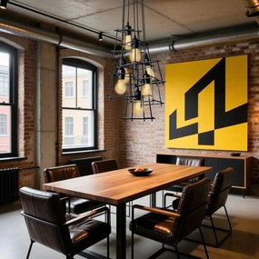 Toolight - Závesné stropné svietidlo 7xE27 APP221-7CP, čierna, OSW-00409