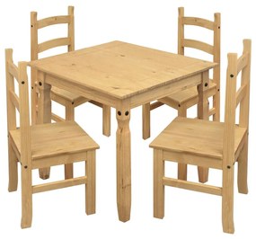 IDEA nábytok Jedálenský stôl 16117 + 4 stoličky 1627 CORONA 2