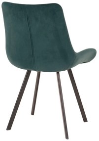 Dizajnová stolička Lanakila zelený zamat
