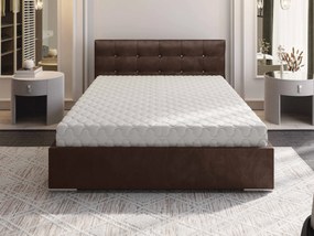 Manželská posteľ 180 cm Lonnie (hnedá) (s roštom a úložným priestorom). Vlastná spoľahlivá doprava až k Vám domov. 1047099