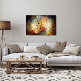 Abstraktný obraz stromu (90x60 cm)