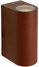 Lucide 27863/02/97 - Vonkajšie nástenné svietidlo BOOGY 2xGU10/5W/230V IP44