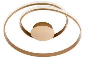 Redo 01-1887-LED stmievateľné stropné svietidlo TORSION LED/29W/230V pr. 55 cm bronzové