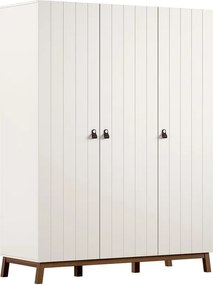 Béžová detská šatníková skriňa 149x196x58 cm Sezane – Vipack