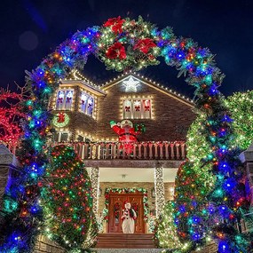 Vianočné svetielka vonkajšie FLASH multicolor 500 LED
