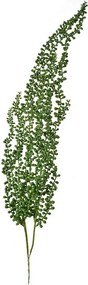 Zelená umelá previsnutá rastlina starček - 74 cm