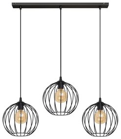 LED Luster na lanku MERCURE 3xE27/15W/230V