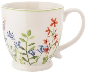Altom Porcelánový jumbo hrnček na nohe Nature Awakening 450 ml