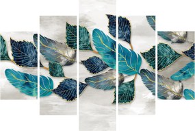 Obraz - Ilustrácie peria (150x105 cm)
