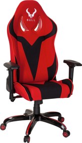 XXXLutz HERNÁ STOLIČKA, plochá tkanina, červená, čierna MID.YOU - Online Only kancelárie - 001918041101