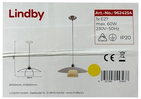 Lindby Lindby - Luster na lanku DOLORES 1xE27/60W/230V LW0067