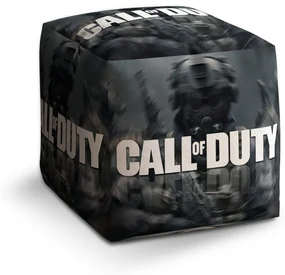 Sablio Taburet Cube Call of Duty Vojak: 40x40x40 cm