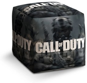 Sablio Taburet Cube Call of Duty Vojak: 40x40x40 cm