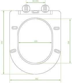 Laveo Desna, WC sedátko 440x362 mm, soft-close, duroplast, biela lesklá,, LAV-ADA_600D