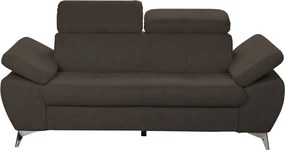 Dvojsedák Gisele, tmavo hnedá espresso látka