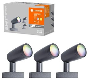 Ledvance - SADA 3x LED RGBW Vonkajšia lampa SMART+ SPOT 3xLED/4,5W/230V IP65Wi-Fi