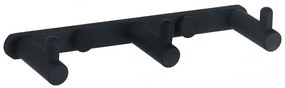 Mexen príslušenstvo, držiak na uterák, 3-háčik, čierna, 709163-70