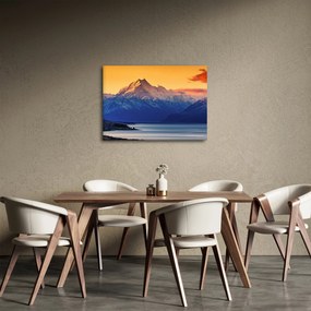 Obraz - Jazero Pukaki (70x50 cm)