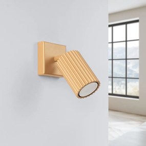 Nástenné svietidlo v zlatej farbe Gleam – Nice Lamps