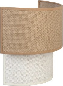 BRILAGI - LED nástenné svietidlo BOHO ECO 1xE27/10W/230V béžová/krémová
