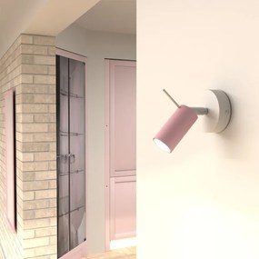 Nástenné bodové svietidlo PRESTON 1xGU10/MR11/40W/230V ružová