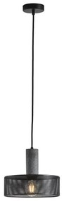 Luster na lanku 1xE27/40W/230V čierna