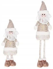 SPRINGOS Vianočný Santa Claus 80 cm, béžovo-hnedý