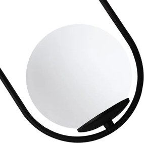 Závesné svietidlo Florence, 3x biele sklenené tienidlo, b, UI