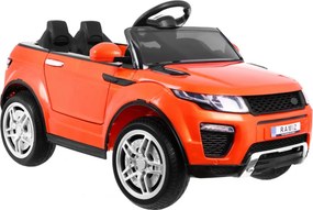 Ramiz Elektrické autíčko Rapid Racer pre deti, oranžové SUV + diaľkové ovládanie