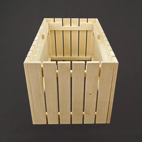 AMADEA Drevený dizajnový vyvýšený záhon s nádobou vo vnútri, 76x43,6x40cm, 60l nádoba