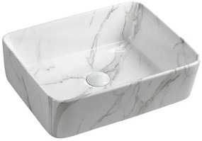 Sapho Sapho, DALMA keramické umývadlo 48x13x38 cm, carrara, MM517