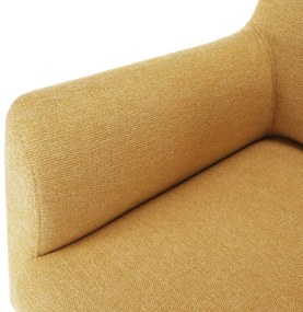 Tempo Kondela Kreslo ušiak žltá/čierna, SAMY, Žltá