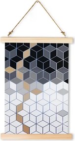 Závesné plátno na stenu Liquid / Dan Johannson