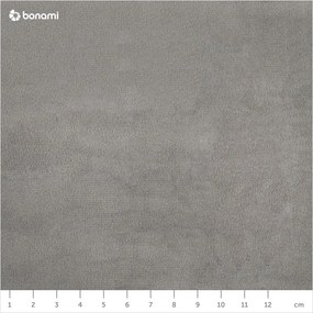 Sivá čalúnená dvojlôžková posteľ s úložným priestorom s roštom 180x200 cm Casey – Mazzini Beds
